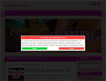 Tablet Screenshot of coquines-perverses.com